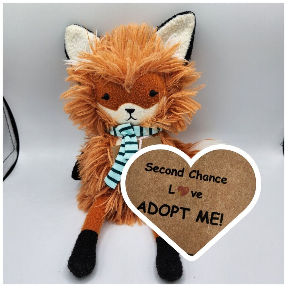 Hallmark MopTops Fox Plush Shaggy Stuffed Animal Toy